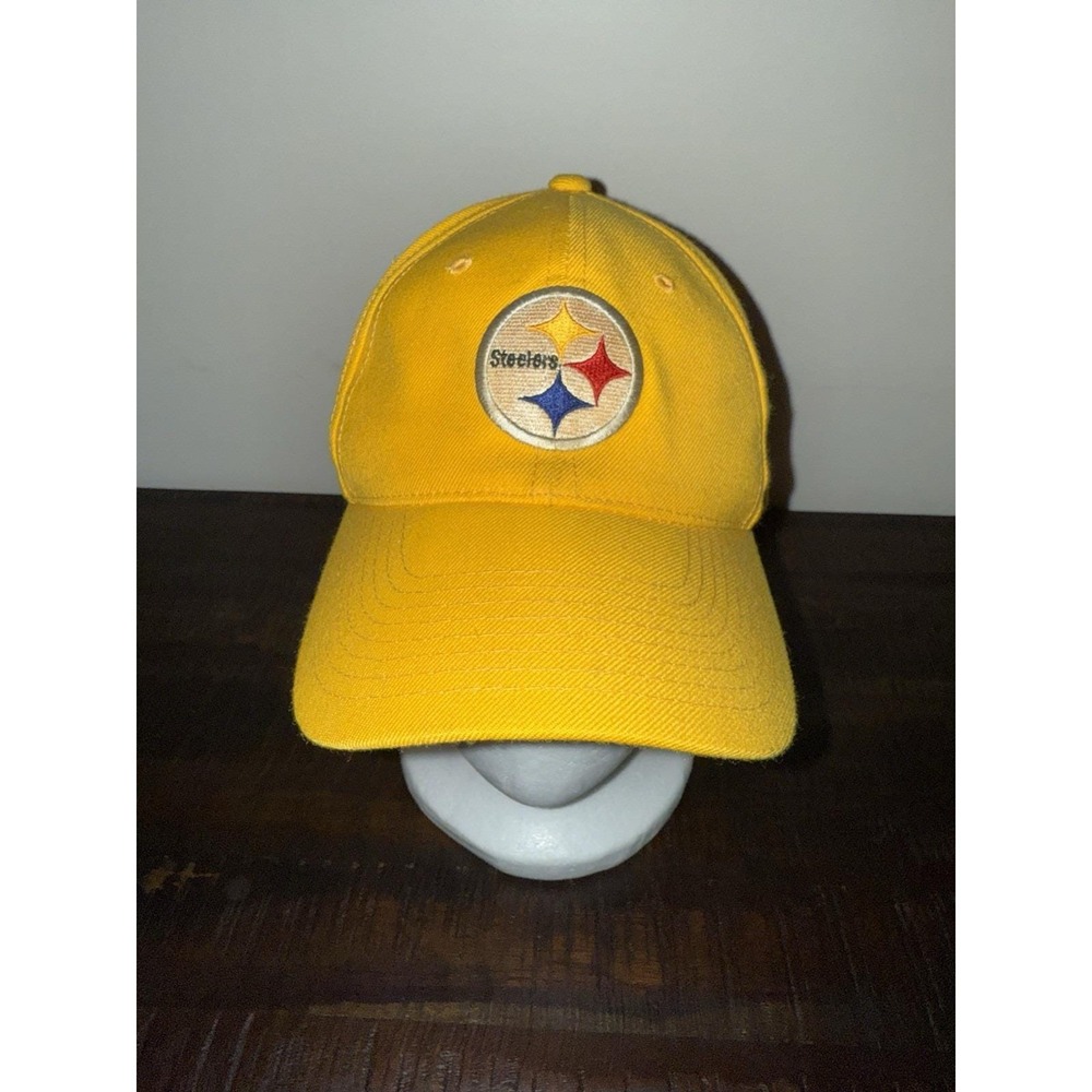 VTG Pittsburgh Steelers Starter 90s NFL The Right Hat Yellow Cap Adjustable
